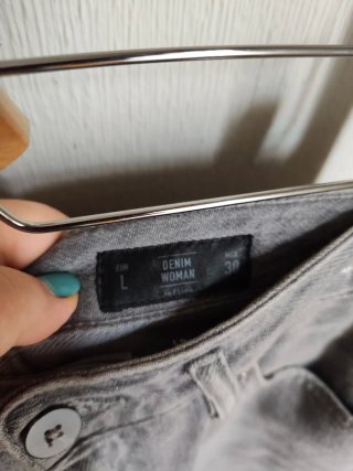 Falda vaquera gris Lefties