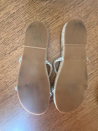 Sandalias planas IT SHOES esparto y strass