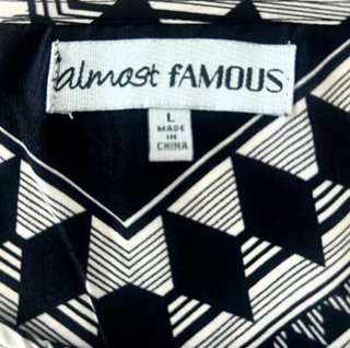 Talla L. Vestido manga larga ALMOST FAMOUS