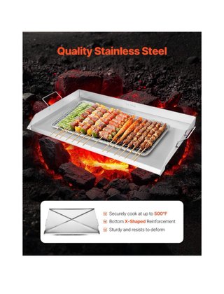 Plancha Parrilla Acero Inoxidable VEVOR