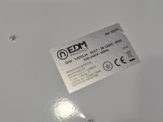 Pack 4 Lámparas LED 18W. Luz Cálida/Natural/Blanca