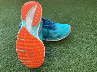 Zapatillas Mizuno Mujer Running Azul Naranja