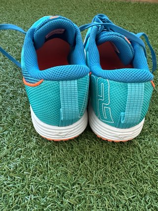 Zapatillas Mizuno Mujer Running Azul Naranja