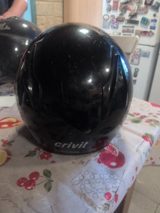 Casco Jet Talla S Negro