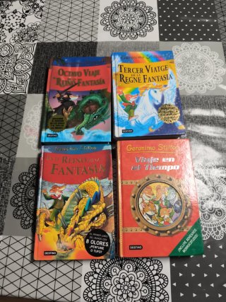 Cuatro libros Gerónimo Stilton
