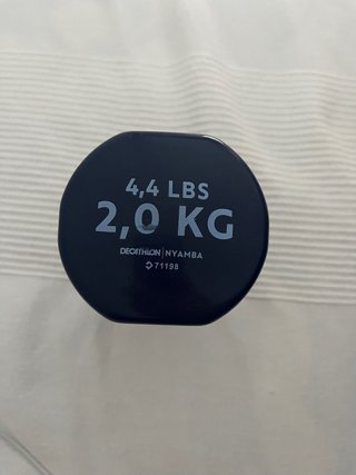 Mancuernas 2 kg (4.4 LBS) Decathlon