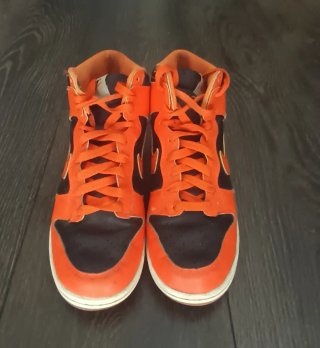 Nike Dunk High Retro Zapatillas Naranja/Negro