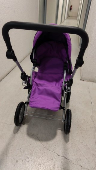Carro de juguete para bebé color morado