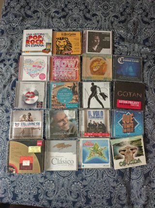 Lote de CDs: Pop, Rock, Dance, Tango