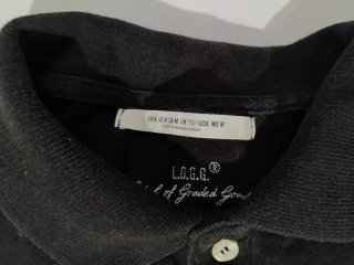 Polo H&M Negro Hombre