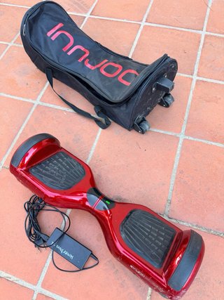 Hoverboard Innjoo Rojo con Bolsa y cargador