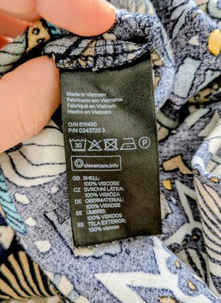 Vestido estampado entretiempo