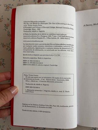 El niño que quería ser helicóptero El empleo de...