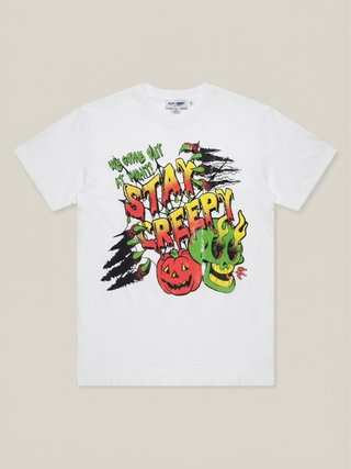 Camiseta Halloween Estampado Terror.