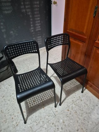 Sillas Ikea Negras (2 unidades)