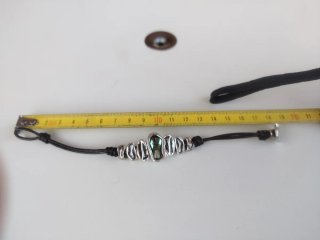 Pulsera Uno de 50 con piedra verde