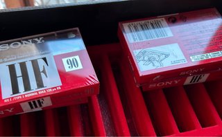 4 Casettes SONY HF 90 Nuevos a estrenar