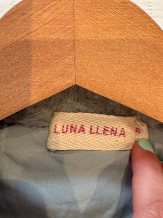 Chaqueta verde pelo
