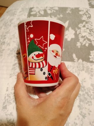 Taza cerámica Navidad Santa y Reno