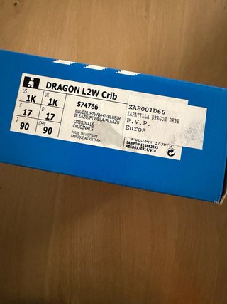 Zapatillas Adidas Bebé Azul talla 17