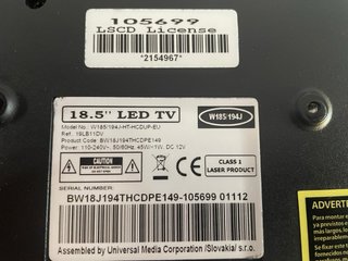 TV Blaupunkt 18,5 Negro/Plata
