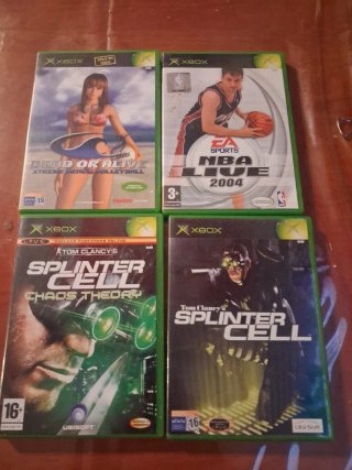 Xbox Clásica Negra + 16 Juegos + Mando
