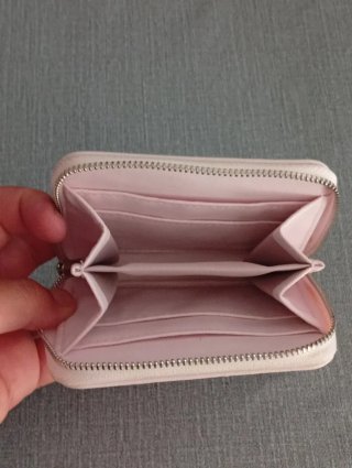 Monedero Pandora rosa crema