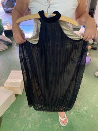 2 Vestidos de Fiesta Rojo y Negro