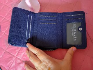 Cartera de mujer azul