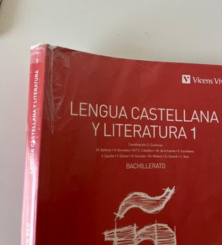 Lengua castellana y literatura 1 Bachillerato