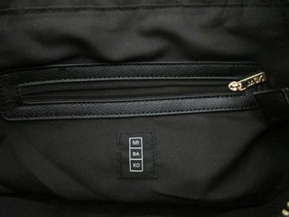Bolso de hombro negro Misako
