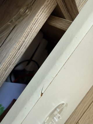 Mueble TV madera y blanco