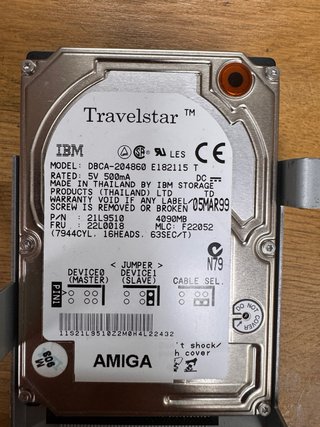 Disco Duro Amiga 600/1200 IBM Travelstar