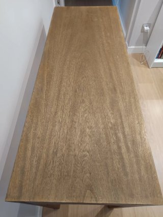 Escritorio de madera multicolor