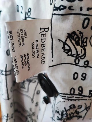 Chaqueta de piel negra Talla L