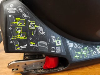 Silla coche Britax Römer negra
