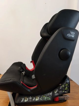 Silla coche Britax Römer negra
