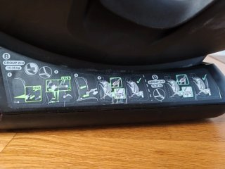 Silla coche Britax Römer negra