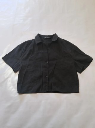 Camisa Zara fluida manga corta Talla XS