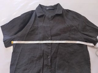 Camisa Zara fluida manga corta Talla XS