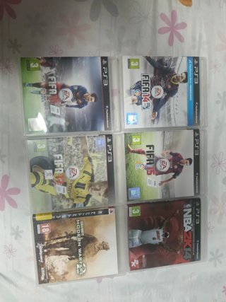 6 Juegos PS3: FIFA 14, 15, Call of Duty MW2, NBA 2