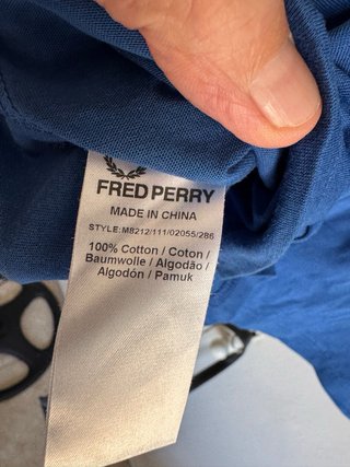 Camiseta Fred Perry XXL Azul