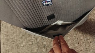 Borsa fasciatoio Chicco grigia