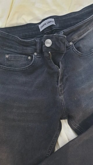 Tejano pantalon de chico negro CARPE OMNIA