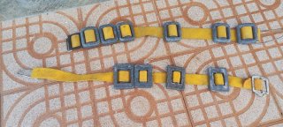 Par de cinturones de lastre para buceo