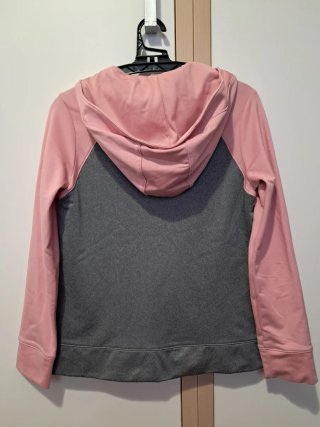 Sudadera Decathlon 10 años gris y rosa