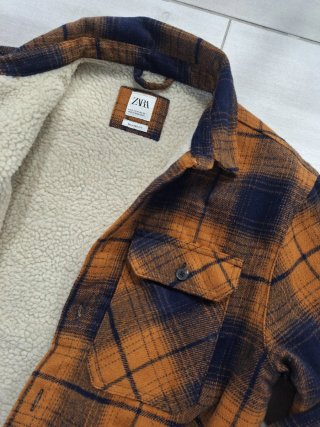 Sobrecamisa Zara cuadros M