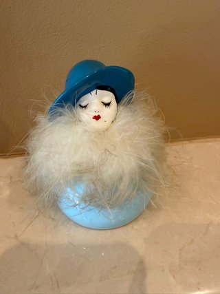 Cajita joyero de cerámica vintage