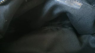 Bolso azul de ante