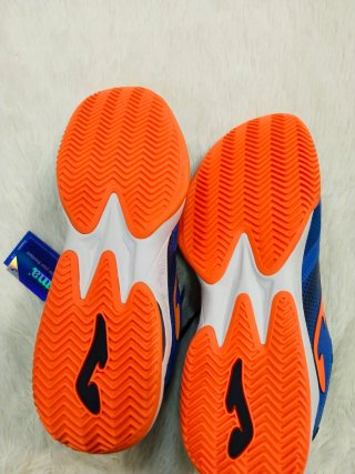 Zapatillas Fútbol Sala Joma Azul Naranja